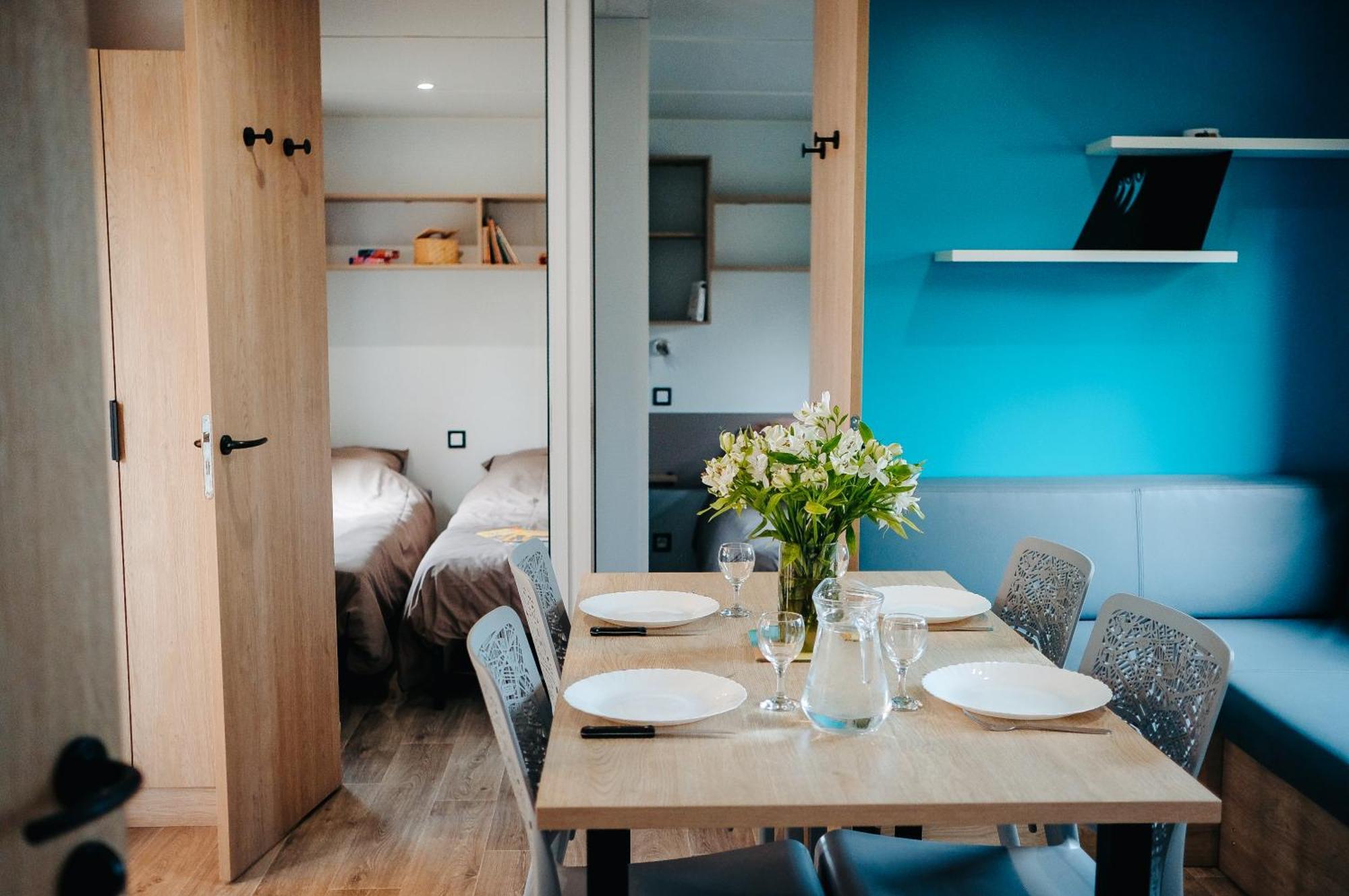 מילאו Mobil Home Xxl 4 Chambres - Camping Le Viaduc מראה חיצוני תמונה