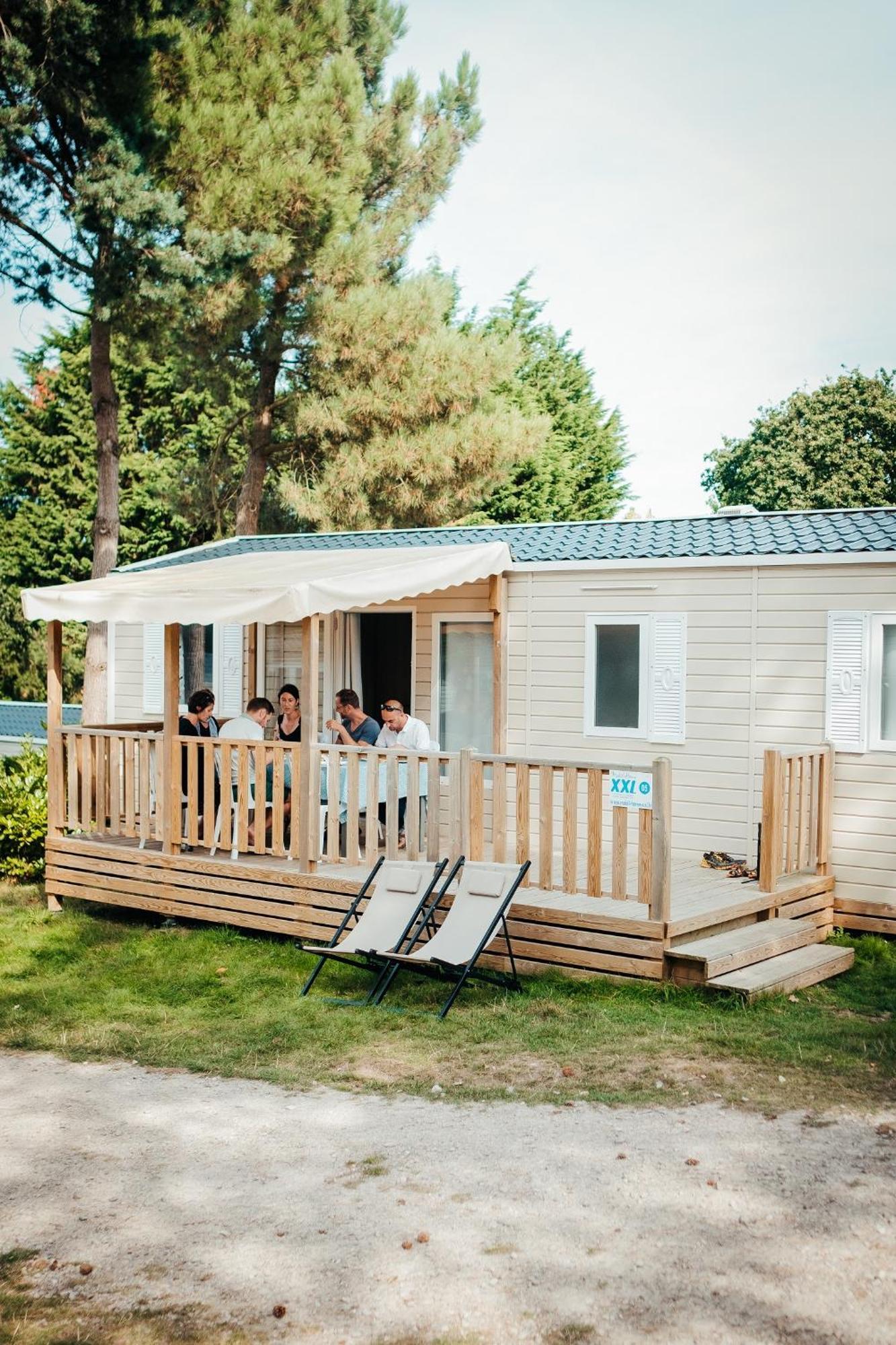 מילאו Mobil Home Xxl 4 Chambres - Camping Le Viaduc מראה חיצוני תמונה